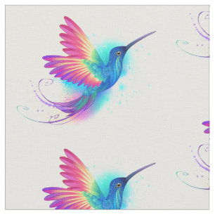 Exotic Rainbow Hummingbird Stoff