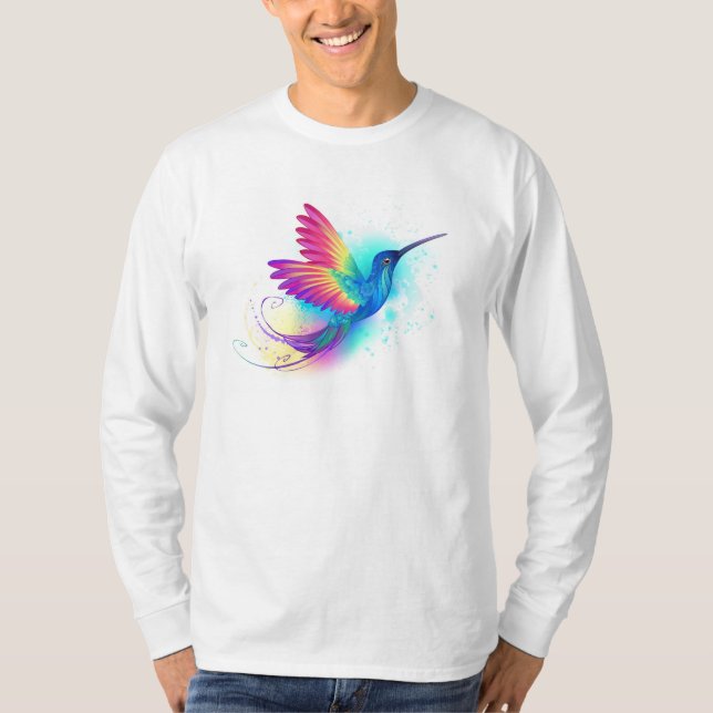 Exotic Rainbow Hummingbird T-Shirt (Vorderseite)