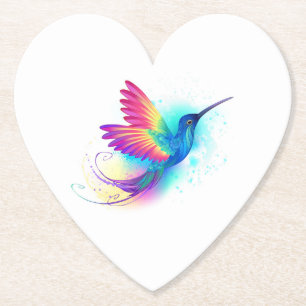 Exotic Rainbow Hummingbird Untersetzer