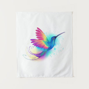 Exotic Rainbow Hummingbird Wandteppich