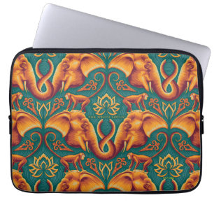 Exotic Safari TapestPattern - The White Lotus Laptopschutzhülle