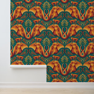 Exotic Safari TapestPattern - The White Lotus Tapete