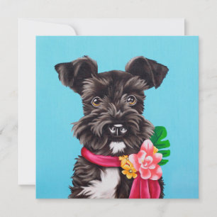 Exotic Schnauzer Einladung