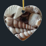 Exotic Seashells Collection, Summer Beach Keramik Ornament<br><div class="desc">Exotic Seashells Collection,  Summer Beach</div>