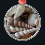 Exotic Seashells Collection, Summer Beach Ornament Aus Metall<br><div class="desc">Exotic Seashells Collection,  Summer Beach</div>