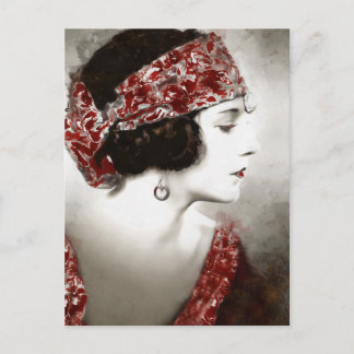 Exotic Sinti und Roma Girl Postkarte