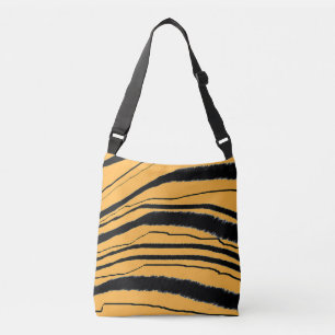 EXOTIC TIGER DRUCKER TRAGETASCHEN MIT LANGEN TRÄGERN