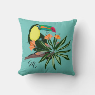Exotic toucan tropischen Vogel bunt Hawaii Natur Kissen