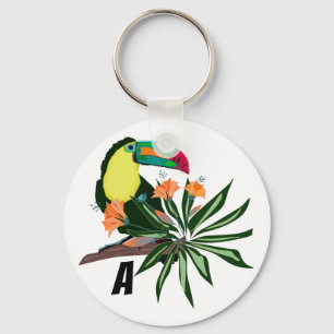 Exotic toucan tropischen Vogel bunt Hawaii Natur Schlüsselanhänger