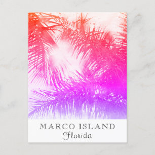 *~* Exotic Travel AP25 Personalize - Palm Leaf Postkarte