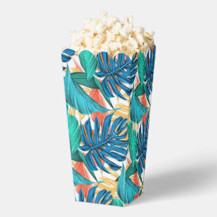 Exotic Tropical Blätter Popcorn Box Geschenkschachtel