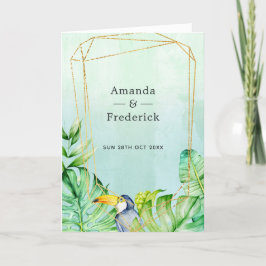 Exotic Tropical Geometric Wedding Programm