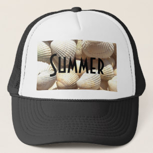 Exotic Tropical Sea Muschel Summer Beach Fotografi Truckerkappe