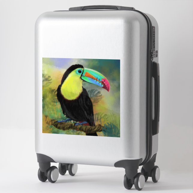 Exotic Tropical Toco Sticker - Toucan Bird (Koffer)
