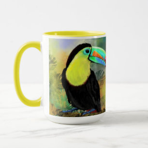 Exotic Tropical Toco Toucan Bird - Malerei Kunst Tasse