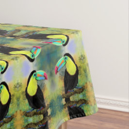 Exotic Tropical Toco Toucan Bird Tableclout Tischdecke