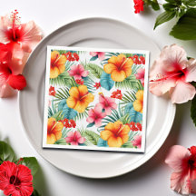 Exotic Watercolor Hawaiian