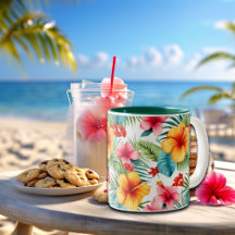 Exotic Watercolor Hawaiian