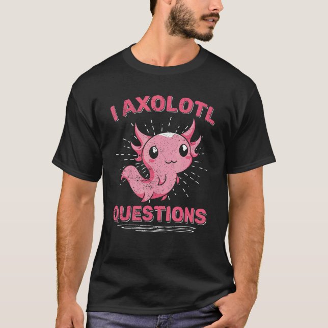 Exotic Wildlife Animal Pet Mexican Salamander Axo T-Shirt (Vorderseite)