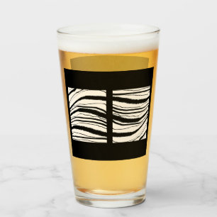 EXOTIC ZEBRA STRIPE Beer Glas