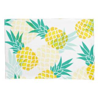 Exotische Ananas: Gelbe Freude. Kissenbezug