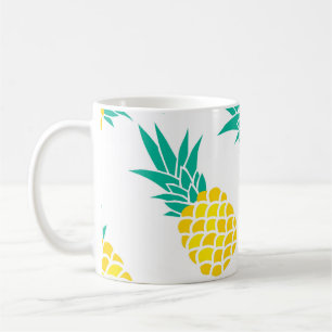 Exotische Ananas: Gelbes Vergnügen. Kaffeetasse