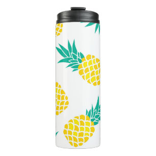 Exotische Ananas: Gelbes Vergnügen. Thermosbecher