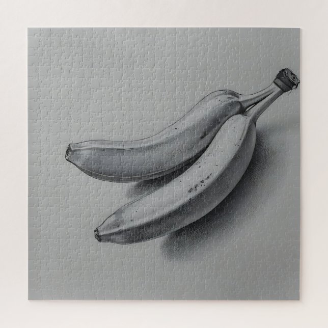 Exotische Banane in Grau (Vertikal)