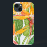 Exotische Blume Wasserfarbe Case-Mate iPhone Hülle<br><div class="desc">Exotische Blume Aquarellkunst: Tim Oole</div>