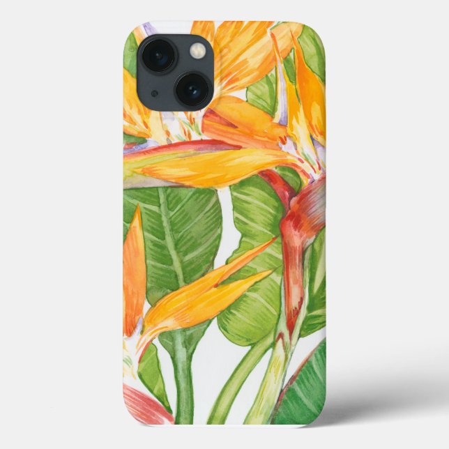 Exotische Blume Wasserfarbe Case-Mate iPhone Hülle (Rückseite)