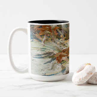 Exotische Blumen Zweifarbige Tasse