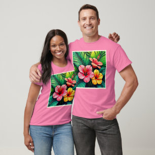 Exotische Blumengarten-Träume T-Shirt