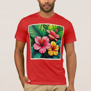 Exotische Blumengarten-Träume T-Shirt