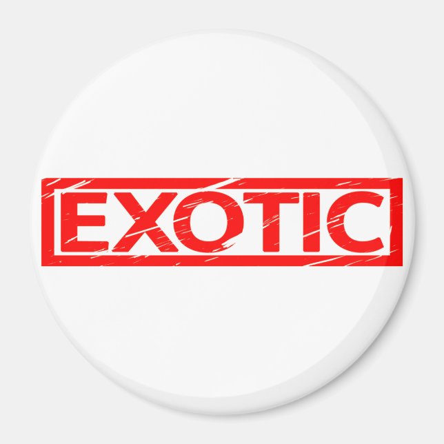 Exotische Briefmarke Magnet (Vorne)