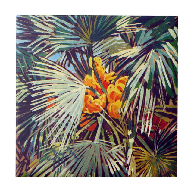 Exotische Flora #2 bei Sunshine Dazzle Fliese (Vorderseite)