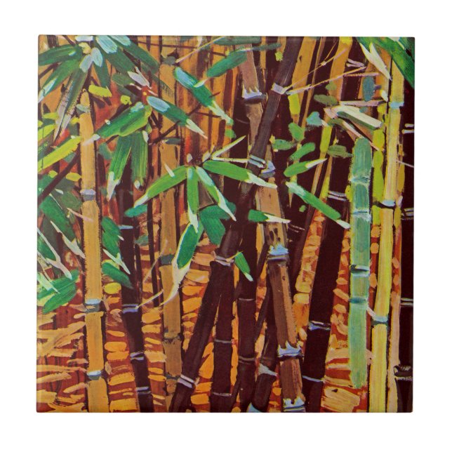 Exotische Flora #6 bei SunshineDazzle Fliese (Vorderseite)