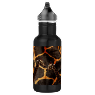 "Exotische Giraffen: Auf einer Giraffe Gemusterte  Trinkflasche