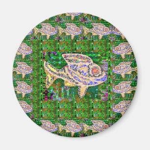 EXOTISCHE Goldfisch-Fisch-Wasserhaustier - Magnet