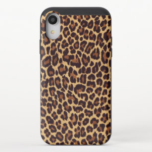 Exotische Imitate Leopard Pelz Printwerbung iPhone XR Slider Hülle