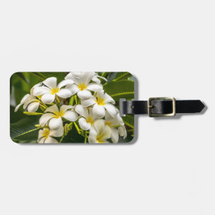 Exotische Insel Plumeria Gepäckmarke Gepäckanhänger