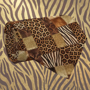 Exotische Krawatte Wildes afrikanisches Tiermust