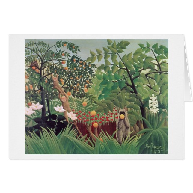 Exotische Landscape, 1910 (Vorderseite (Horizontal))