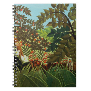 Exotische Landschaft Notizblock