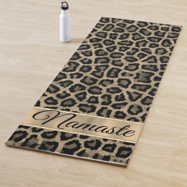 Exotische Leopardendrucke Yogamatte (Beispiel)