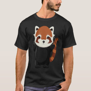 Exotische magische kleine rote Panda T-Shirt