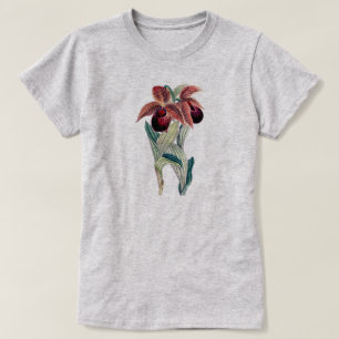 EXOTISCHE ORCHID-ILLUSTRATION (CYPRIPEDIUM TIBETIC T-Shirt