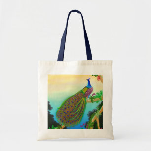 Exotische Pfau-Taschen-Tasche Tragetasche