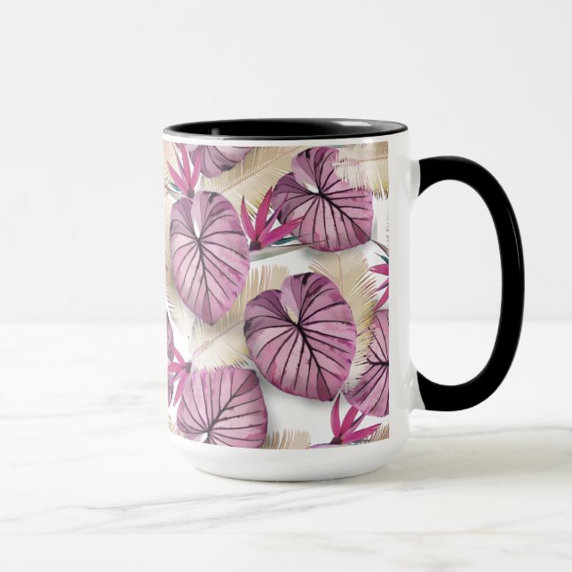 Exotische Pflanze Tasse (Rechts)