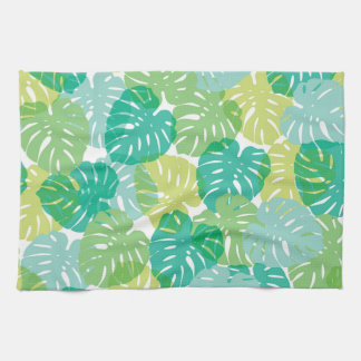 Exotische Pflanze: Tropical Monstera Geschirrtuch