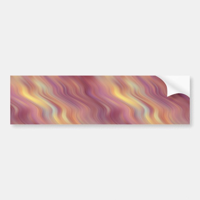 Exotische Plumeria Wavy Textur Autoaufkleber (Vorne)